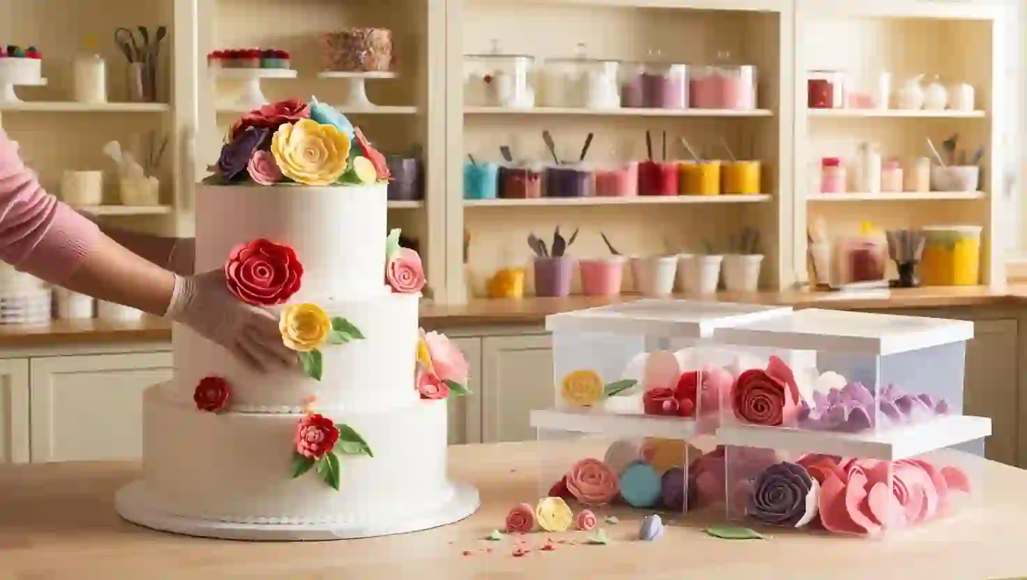 Bolo fake para casamento